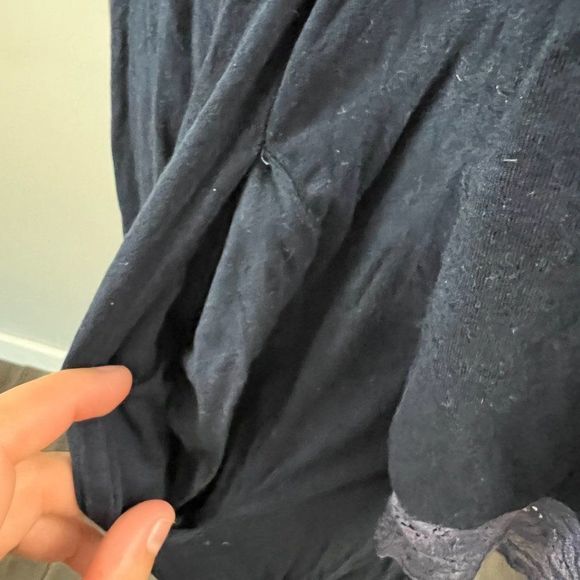 LUBNA‎ Navy Blue Robe (S) - Picture 5 of 9